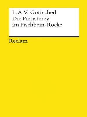 cover image of Die Pietisterey im Fischbein-Rocke. Komödie